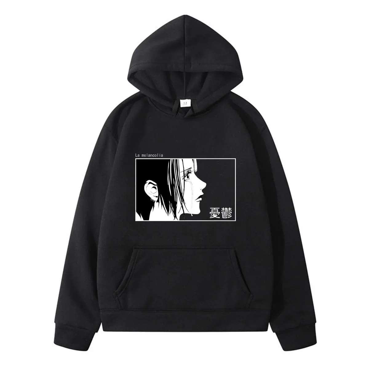 

Men's Hodded Clothes Nana Osaki O Neck Tops Spring Korean Fashion Vintage Manga Pullover Cotton Hoodie Long Sleeve Anime Costume