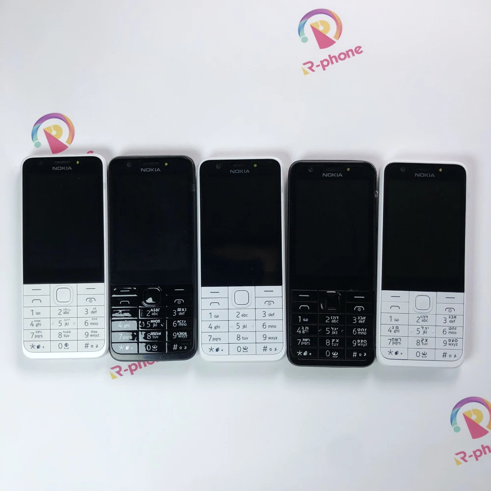NOKIA 230 Восстановленный мобильный телефон с одной двойной Sim версией GSM и иврит