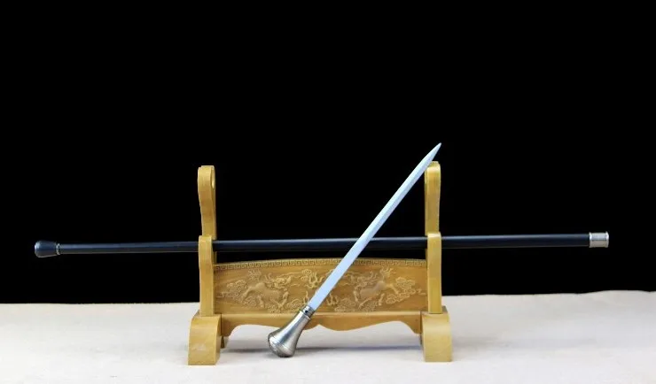 Sword Stainless Steel Cane Outdoor Climbing Sword film Collection Shooting Props Not Edged 90cm