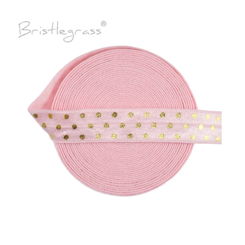 Повязка на голову с принтом в горошек 5 ярдов 5/8 дюйма 15 мм|hair ties|headband hairsatin band |
