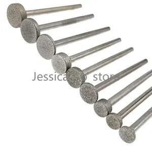 12 шт. Алмазный и CBN шлифовальный диск, Т-образные абразивные инструменты, электрическая шлифовальная машина, алмазная шлифовальная машина, форма, шлифовальное стекло, Нефритовая резьба