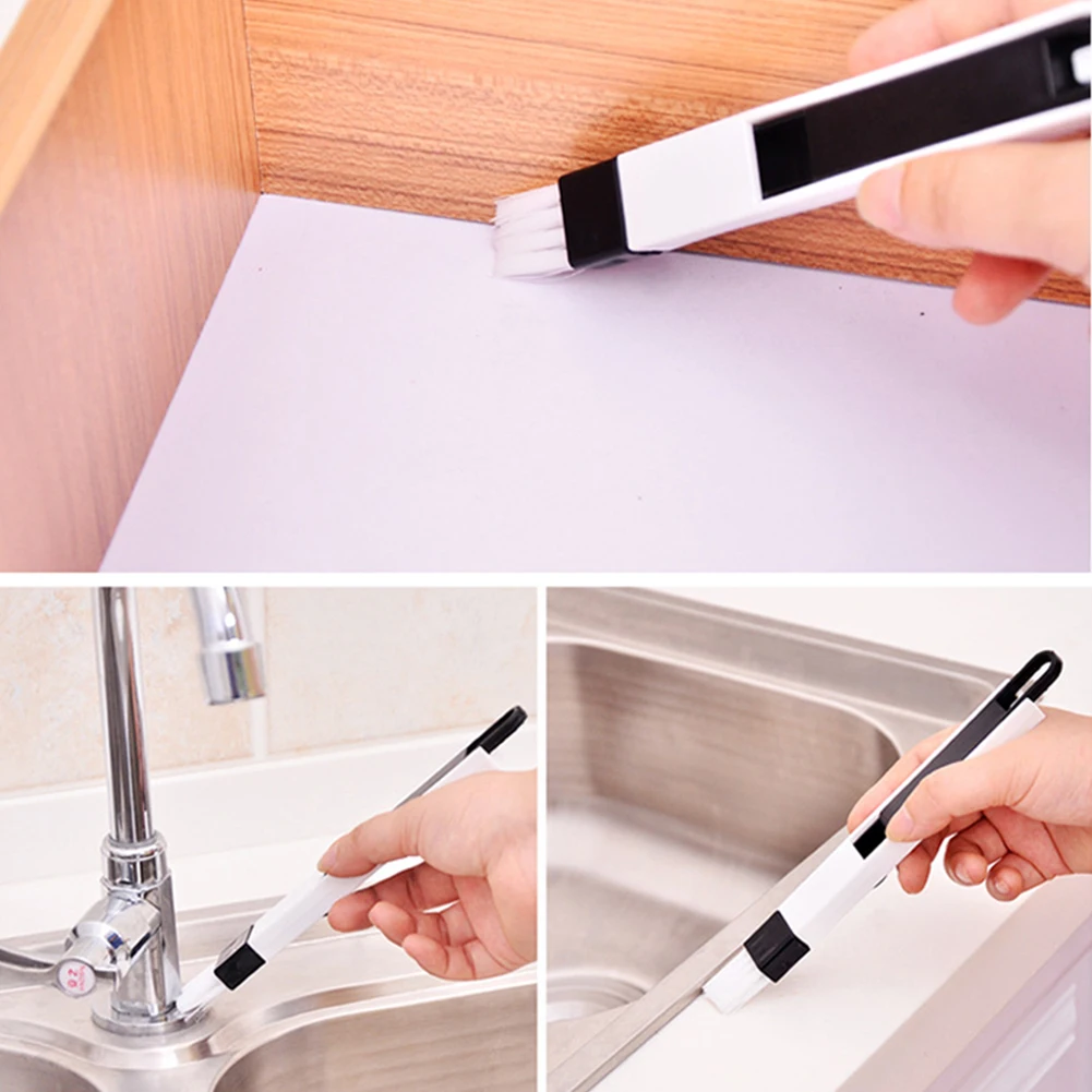 

Keyboard Cleaning Brush Small Window Slot Keyboard Dustpan Set Mini Tool Black Portable Groove Gap