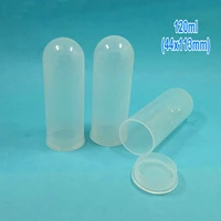 30pcslot 120ml clear plastic centrifuge tube pp microcentrifuge round bottomed with flat socket cap test sample vials