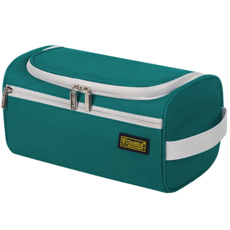 Вместительная косметичка, Домашний Органайзер для путешествий, личная гигиена, Повседневная косметичка, сумка для макияжа, сумка-мочалка из ткани Оксфорд
