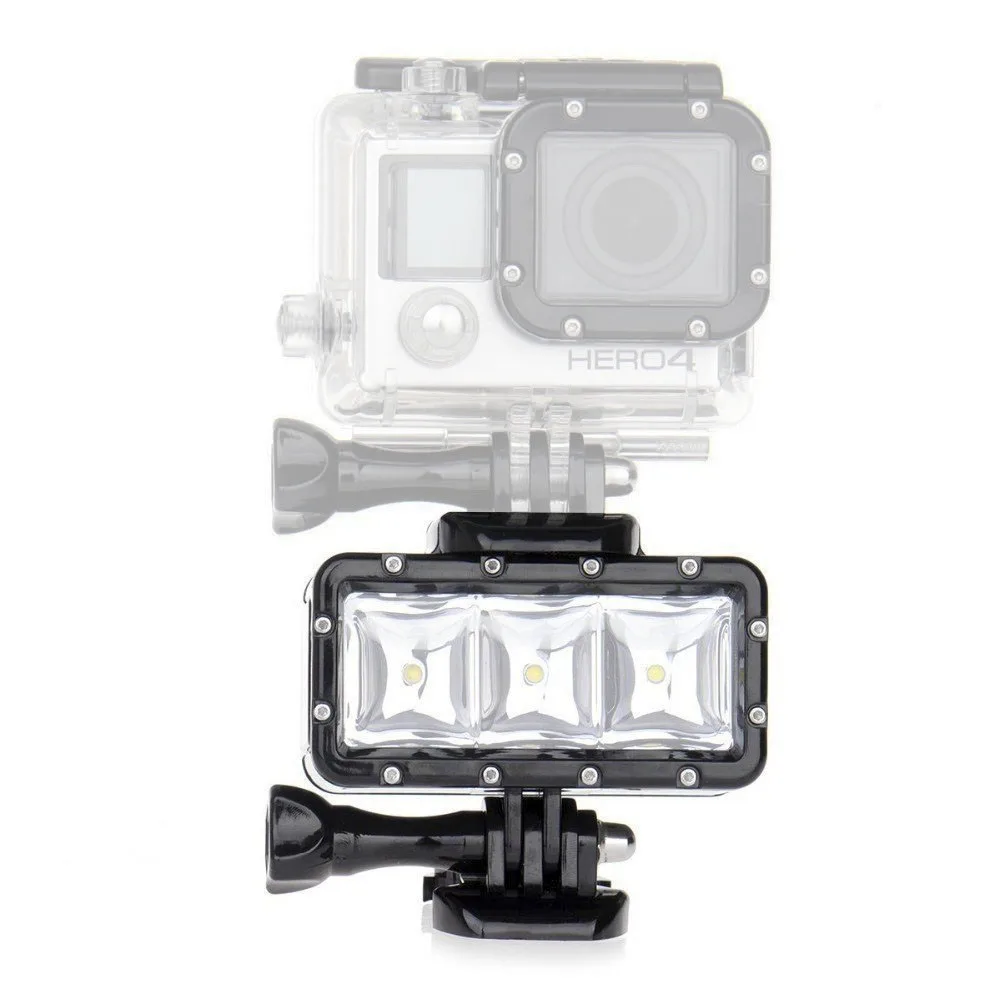 

30m depth underwater photography fill light for GoPro Xiaomi yi Mijia EKEN and other sports cameras