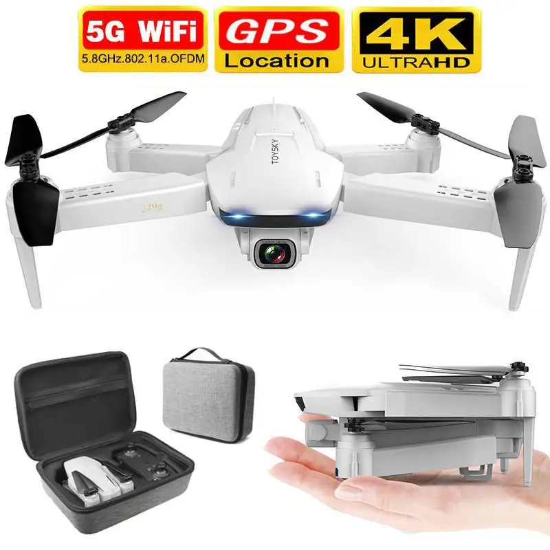 2020 Новый S162 Дрон Gps 4k Hd 1080p 5g Wi Fi Fpv Quadcopter Fly 20 минут Rc расстояние 500 м одним нажатием