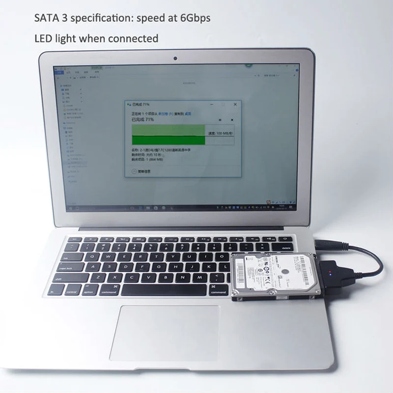 Адаптер SATA III USB 3 0 кабель внешний жесткий диск к Serial ATA 22pin конвертер W/UASP для 2 5