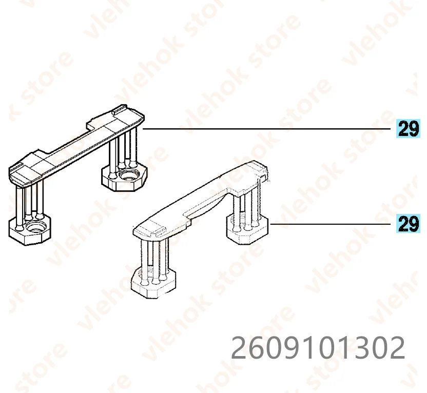 

Вибрирующая ножка для BOSCH GSS160-1A GSS140-1 GSS1400A GSS1400 GSS140-1A 2609101302, аксессуары для электроинструментов, электрический инструмент