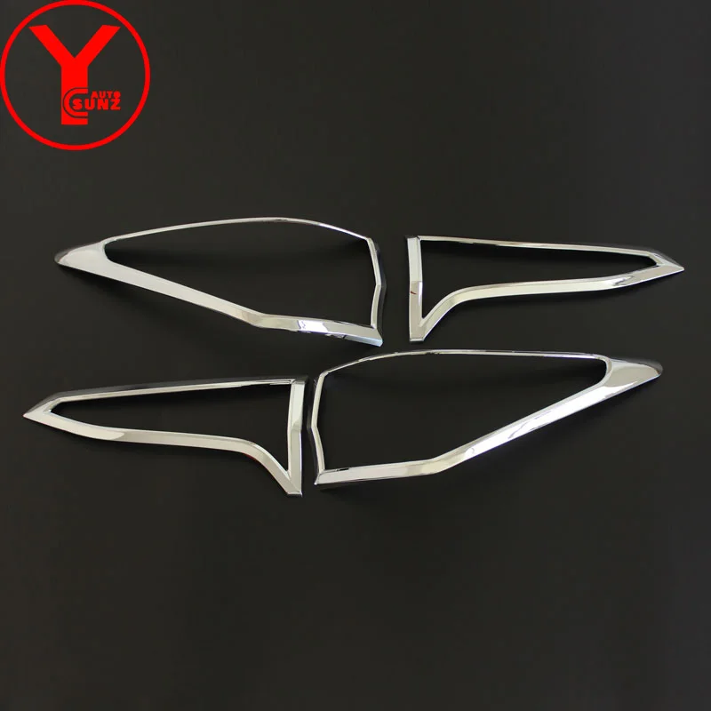 Хромированный задний фонарь для toyota SUV hilux FORTUNER SW4 2016 2017 ABS новый свет стайлинга