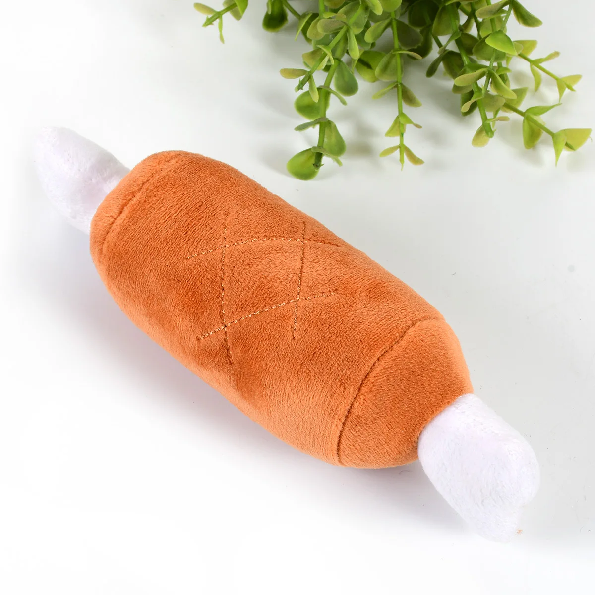 

1pcs Interactive Attractive Sound Cats Dog Toys Velvet Pet Dog Chicken Legs Plush Toys for Cats and Dogs