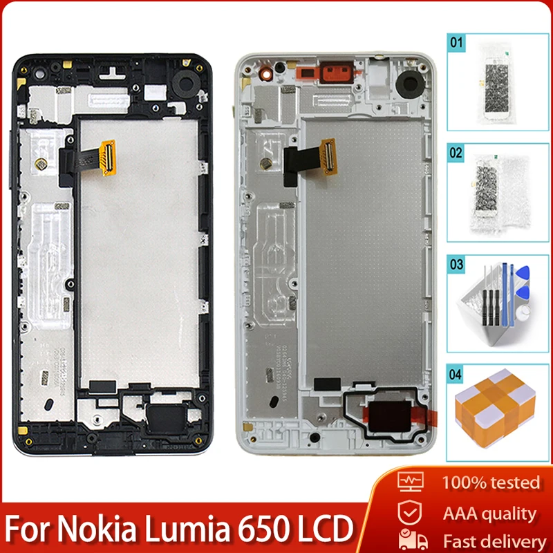 5 0 &quotОригинальный ЖК чехол с подставкой и отделениями для карт Nokia Lumia 650 RM 1152 1154 1109
