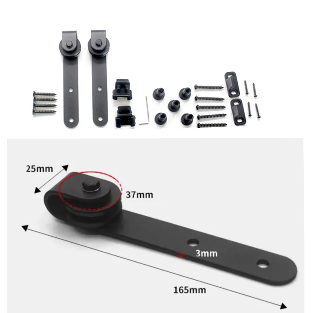 Оборудование для раздвижной двери сарая карбоновая стальная направляющая шкафа