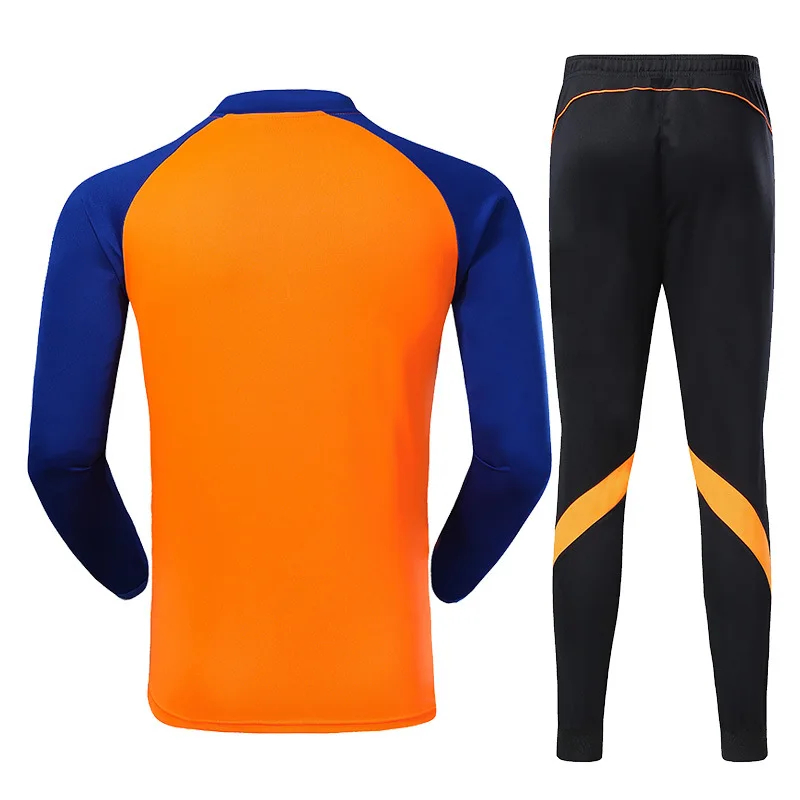 Мужская и детская бархатная Футбольная форма костюм с длинным рукавом зимний для