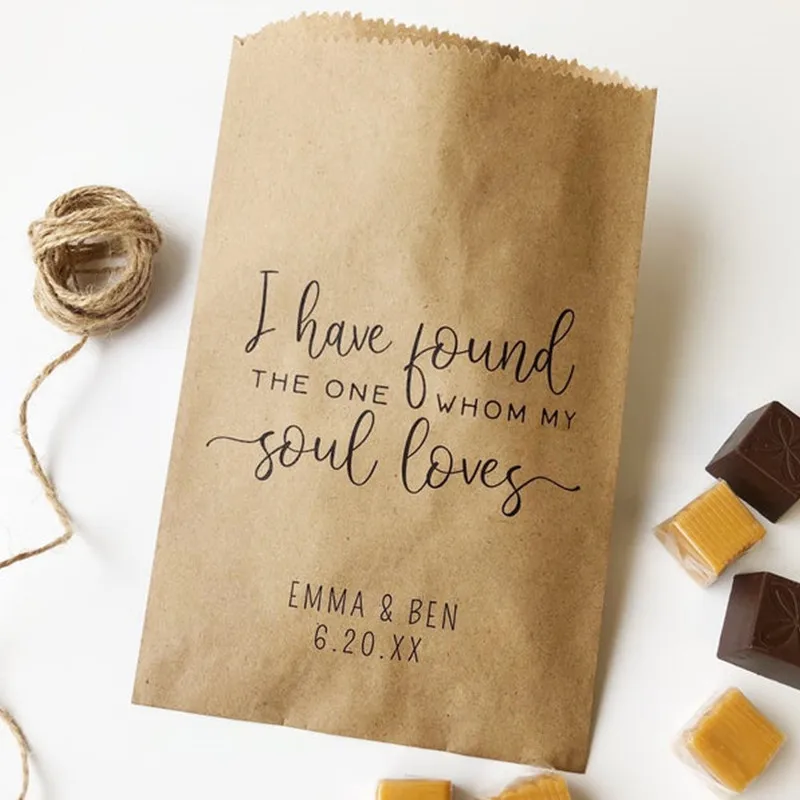 Индивидуальные свадебные сувениры с принтом вторичные экологически чистые