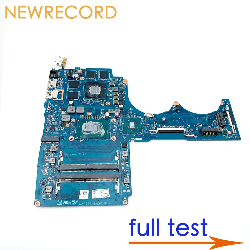 Материнская плата для ноутбука HP Pavilion 15-CB DAG75AMBAD0 926304-601 926304-501 ЦП i7 7700HQ GPU GTX1050 2 ГБ DDR5