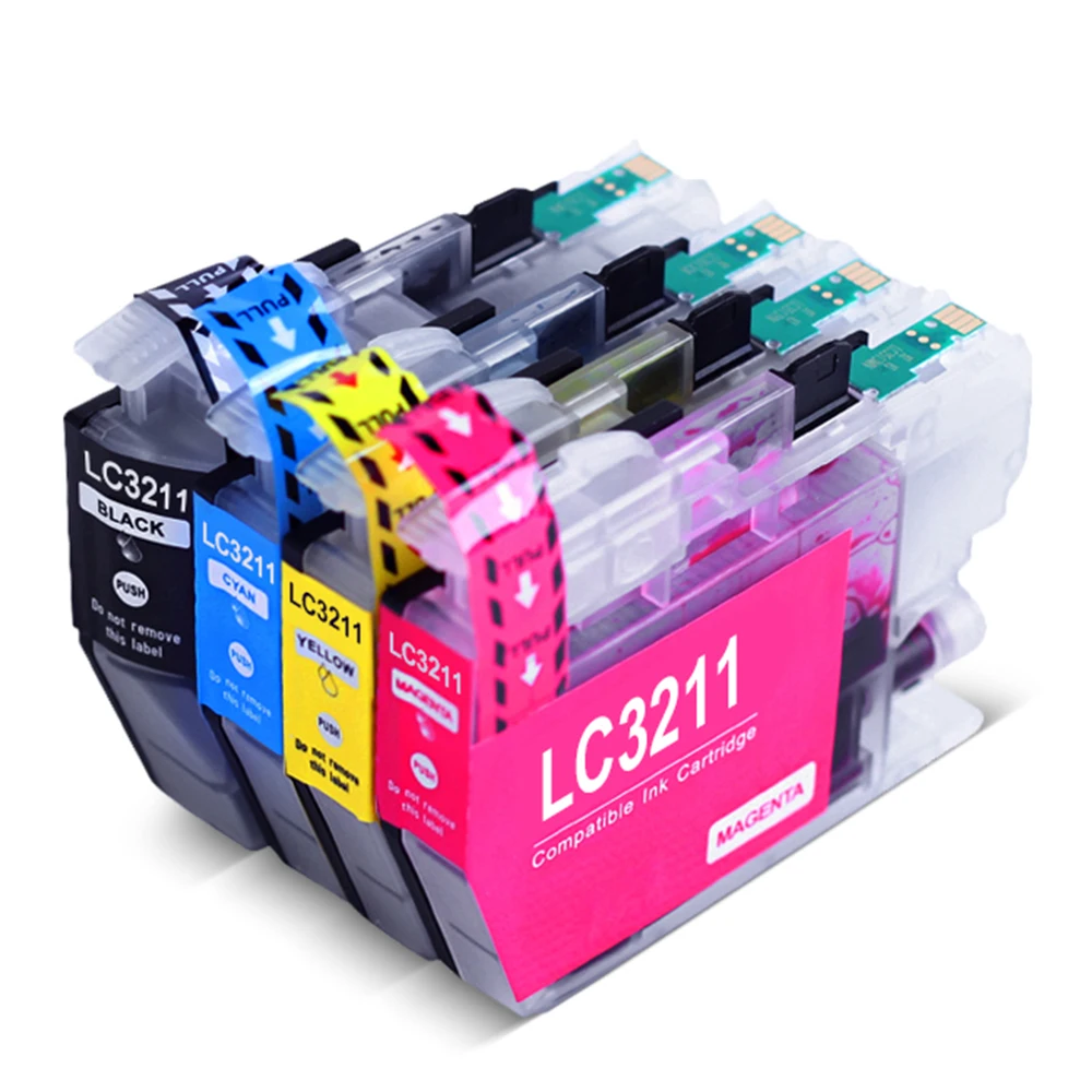 YC совместим с Brother LC3211 LC 3211 чернильный картридж Φ J774DW |