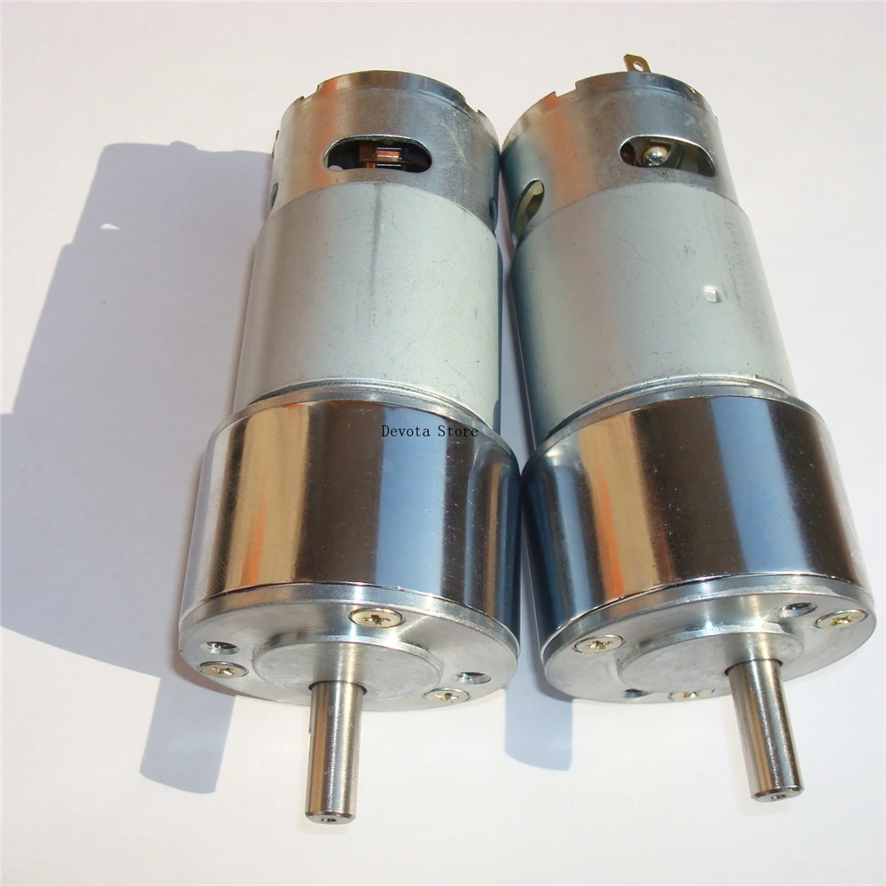 Редукторный электродвигатель постоянного тока с высоким крутящим моментом 51 мм