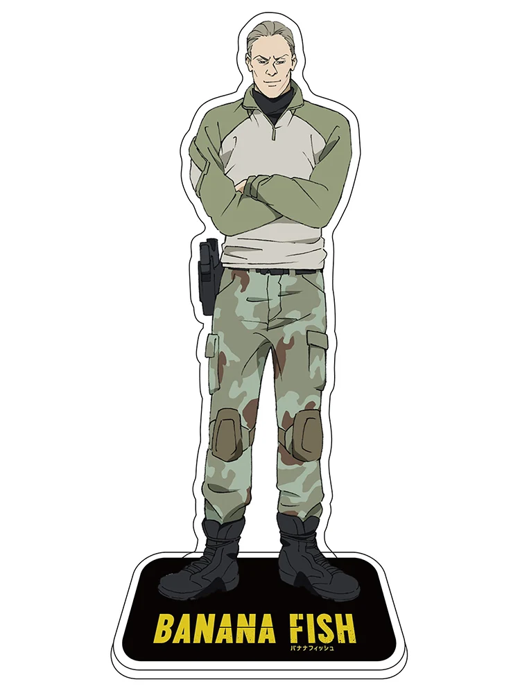 

New Cartoon Anime BANANA FISH Ash Okumura Eiji Acrylic Stand Figure Desktop Decoration Collection Model Doll Gifts