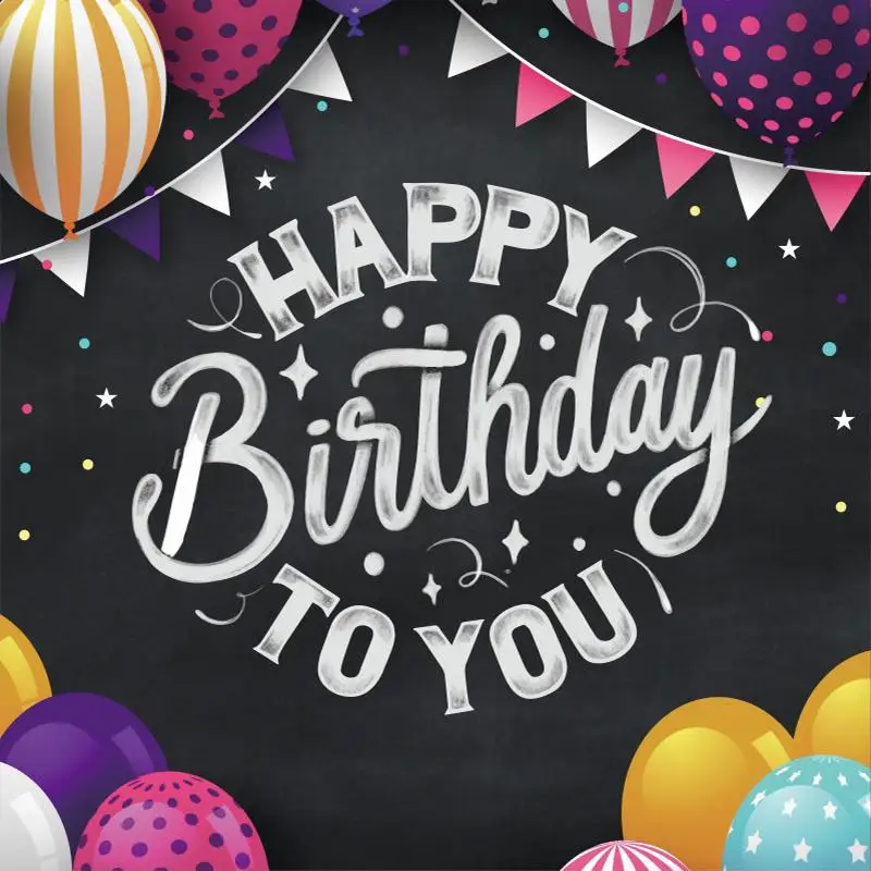 

Colorful Birthday Party Supplies Decoration Backdrops Photographic Gift Box Photo Frame Cake Dessert Table Backgrounds Poster