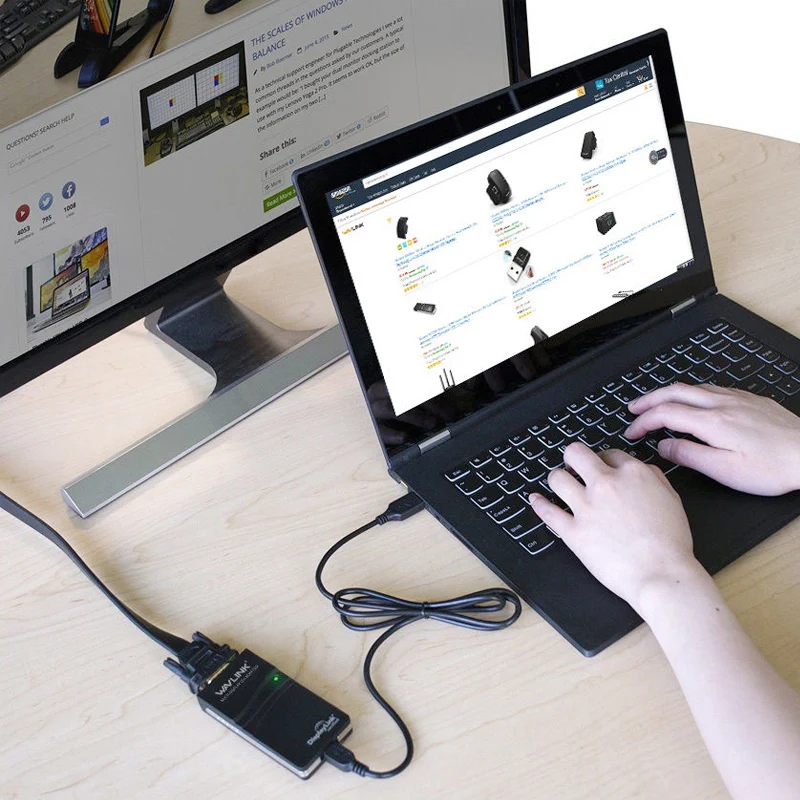 Wavlink USB 2 0 к VGA/DVI/HDMI совместимый видео графический адаптер несколько мониторов