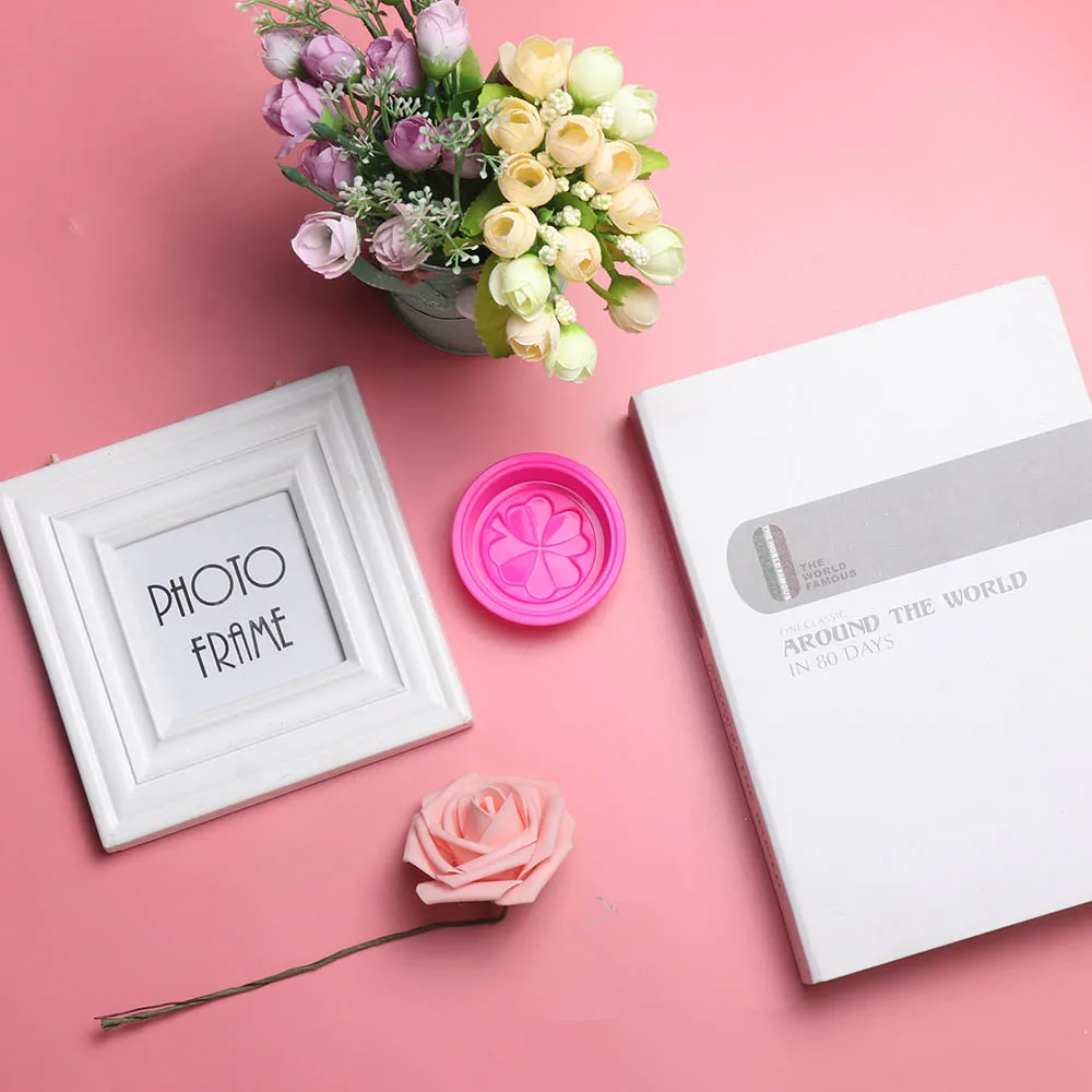 1 шт. четырехлистный клевер 3D Ручная работа DIY силиконовая форма для мыла