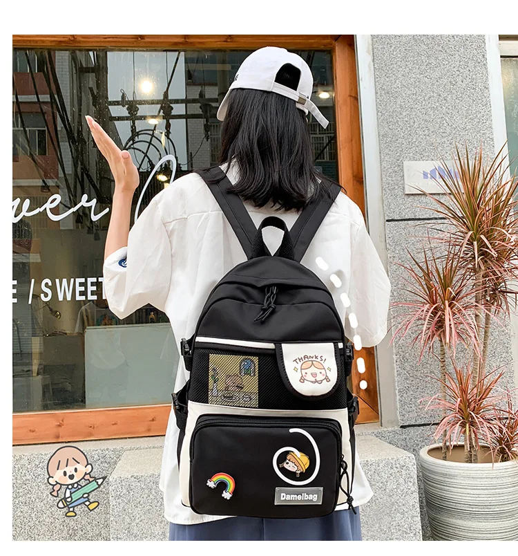 

2021 Fashion Casual Backpack for Men and Women, Large Capacity Multi-functional Bag Simple Fashion Casual Bag BB26-BB27