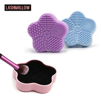 makeup brush cleaner silicone make up washing foundation eyeshadow brushes scubbing pad beauty kit cleansing tools