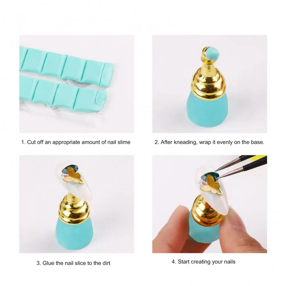 

Showing Shelf Magnetic Nail Holder Tips Practice Training Display Stand Crystal Holders Alloy False Nails Showing Manicure Tools