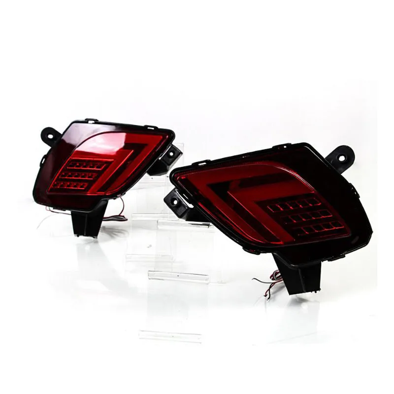 2pcs Car Rear Bumper Brake Light LED Reflector Driving Fog Lamp for Mazda CX-5 2013 2014 2015 2016 Turn Signal | Автомобили и