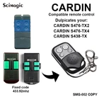 4-канальный клон пульта дистанционного управления для CARDIN S476 TX2 TX4 S438 TX 433,92 МГц ворота управления гаражом