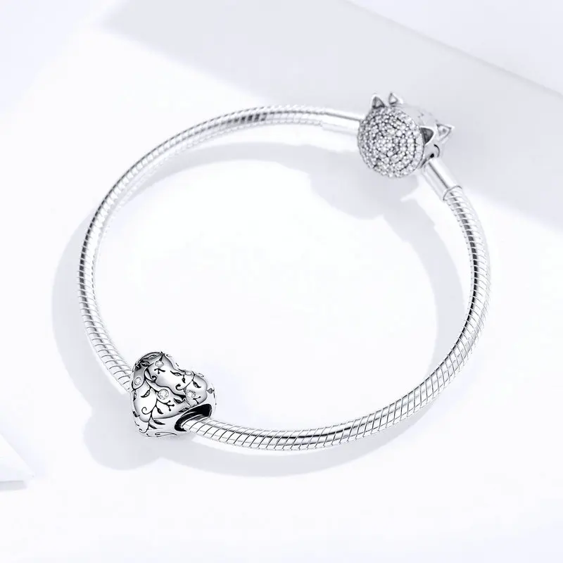 2019 New 925 Sterling Silver Beads European Patterns Heart Charms fit Original Bracelets Women DIY Jewelry | Украшения и