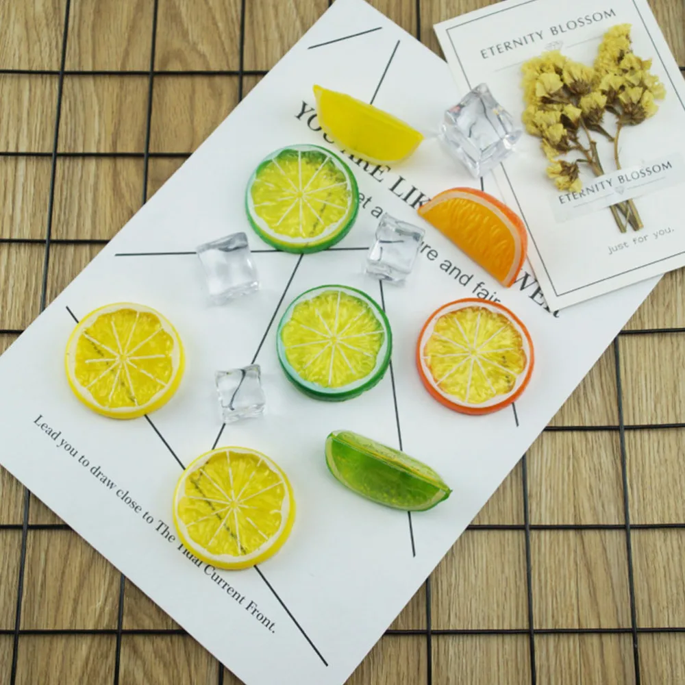 

30Pcs Chic Simulation Fruit Model Decorative Lemon Craft Party Adornment