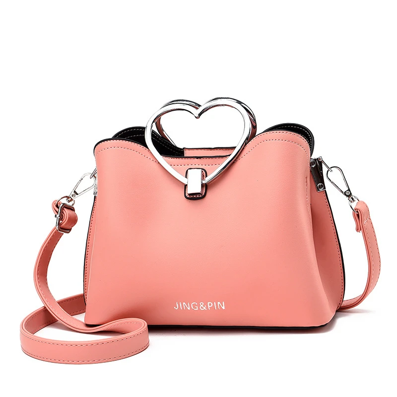 

women handbags elegant fashion one shoulder bag for lady large capacity heart portable corssbody bag tote bag