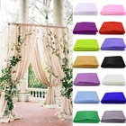 Прозрачная пряжа из органзы, для самостоятельной сборки свадьбы, дня рождения, стула, стола, перил, Декор, 510 м, 48 см