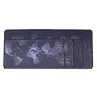 Коврик для мыши ALLOYSEED игровой, очень большой, с картой мира, нескользящий, из натурального каучука, с фиксируемыми краями