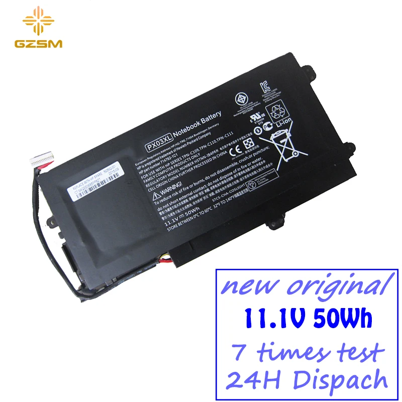 PX03XL Аккумулятор для ноутбука HP ENVY 14 Sleekbook K001Tx K002Tx K003Tx K031Tx K047Tx K128Tx TPN C109 C110
