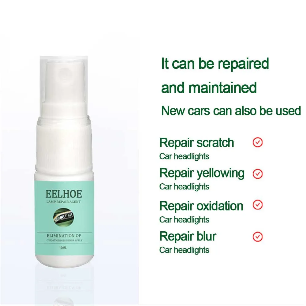 

20ML Car Headlight Repair Renovation Car Light Repair Agent Windo Glass Cleaner Simple Operation High Transparency