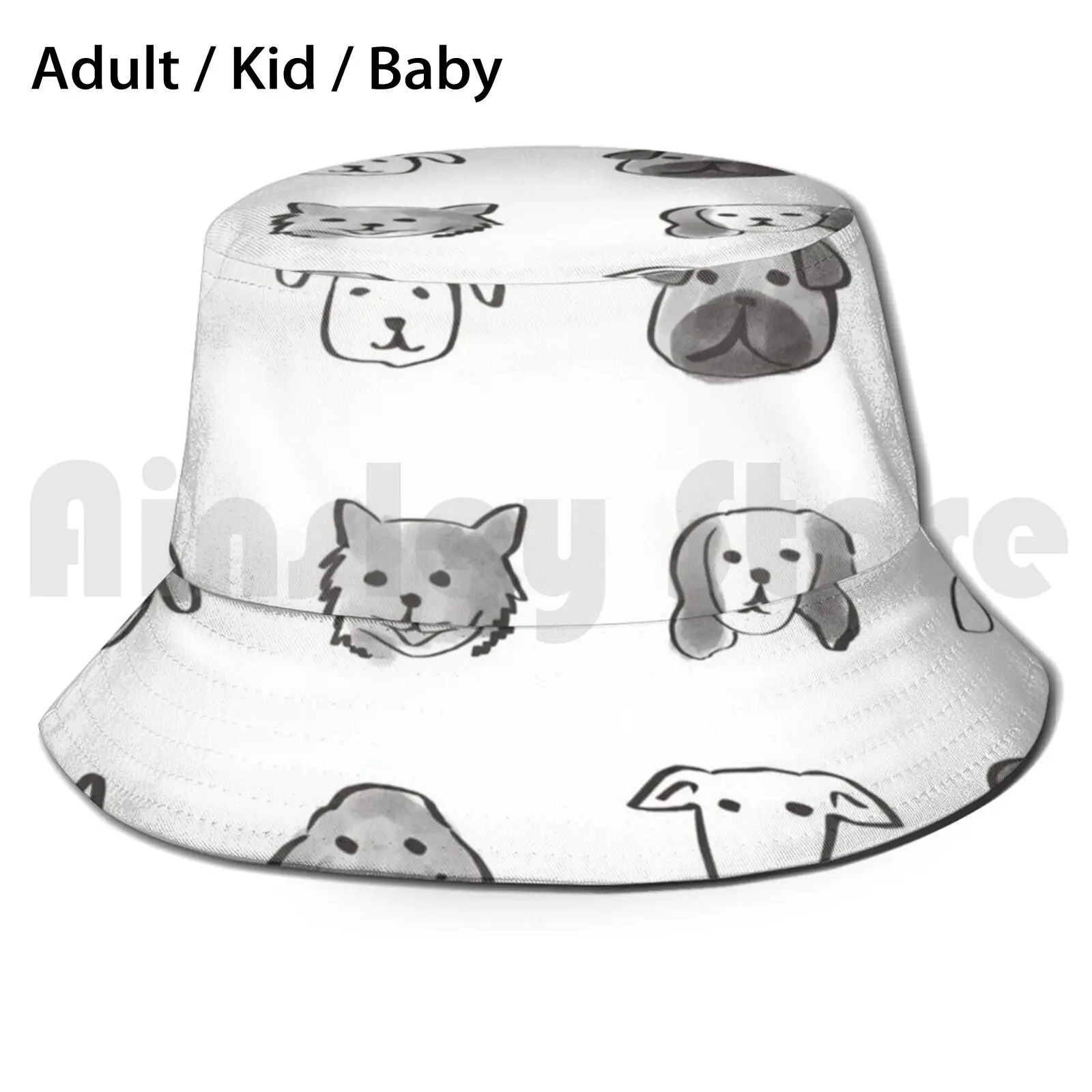 Шляпа от солнца для собак черно-белая Складная с УФ-защитой | Аксессуары одежды