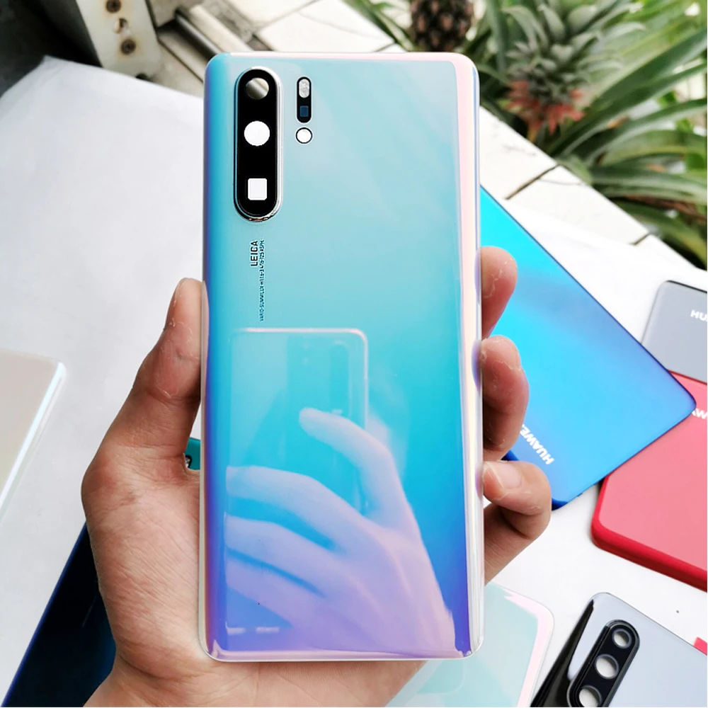 Задняя крышка батарейного отсека для HUAWEI P30 Pro задняя стеклянная батарея с Замена