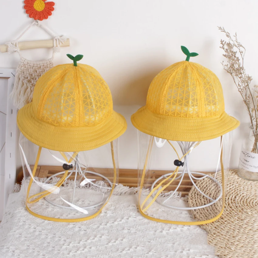 Детская Пыленепроницаемая Панама для мальчиков и девочек с защитной маской лица