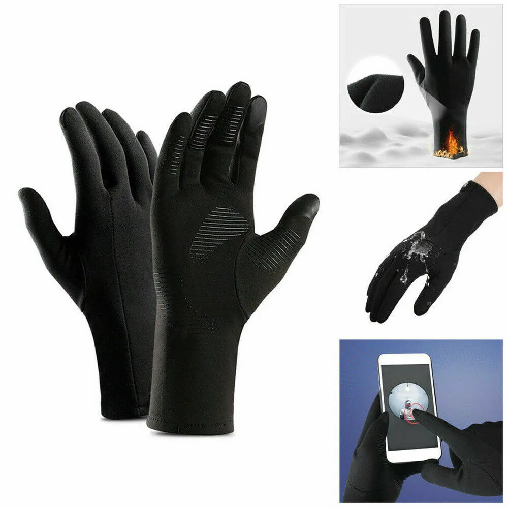 Мужские и женские уличные зимние спортивные перчатки для бега Лыжный Сноуборд