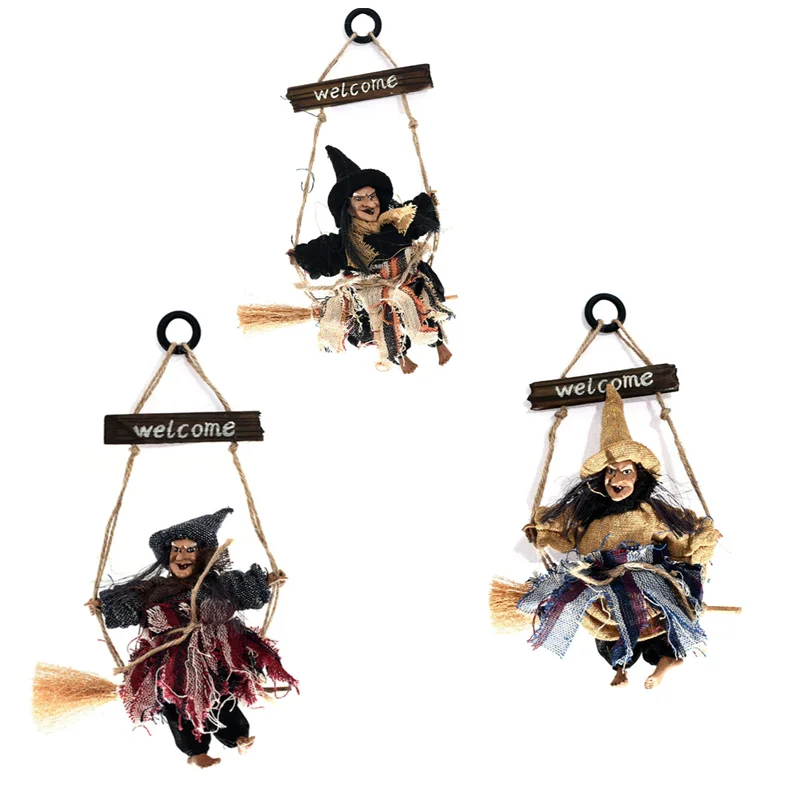 Украшение для Хэллоуина призрак тыква кукла ужас страшный Хэллоуин Летающая