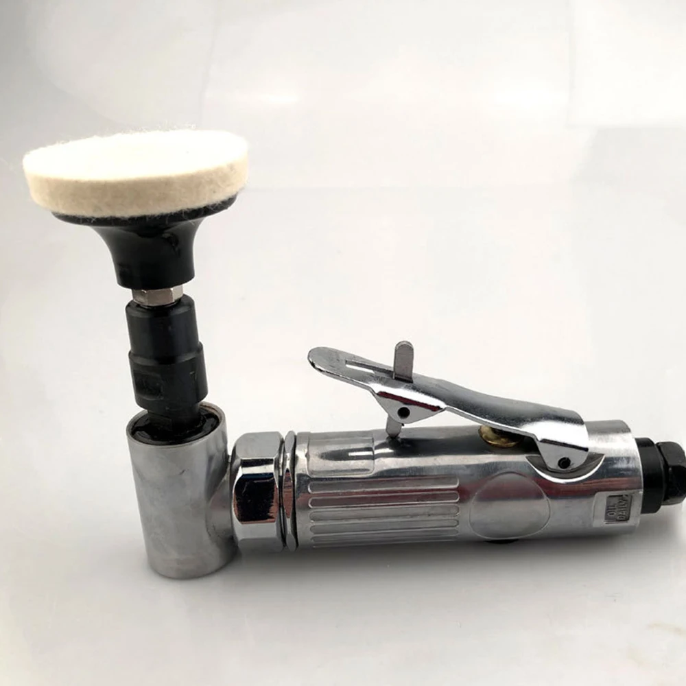 Polished Color Suit Chuck 1/4in Input Head 90 Degree Pneumatic Grinding Machine Engraving Tool Set Cut Off Polisher Mill | Инструменты