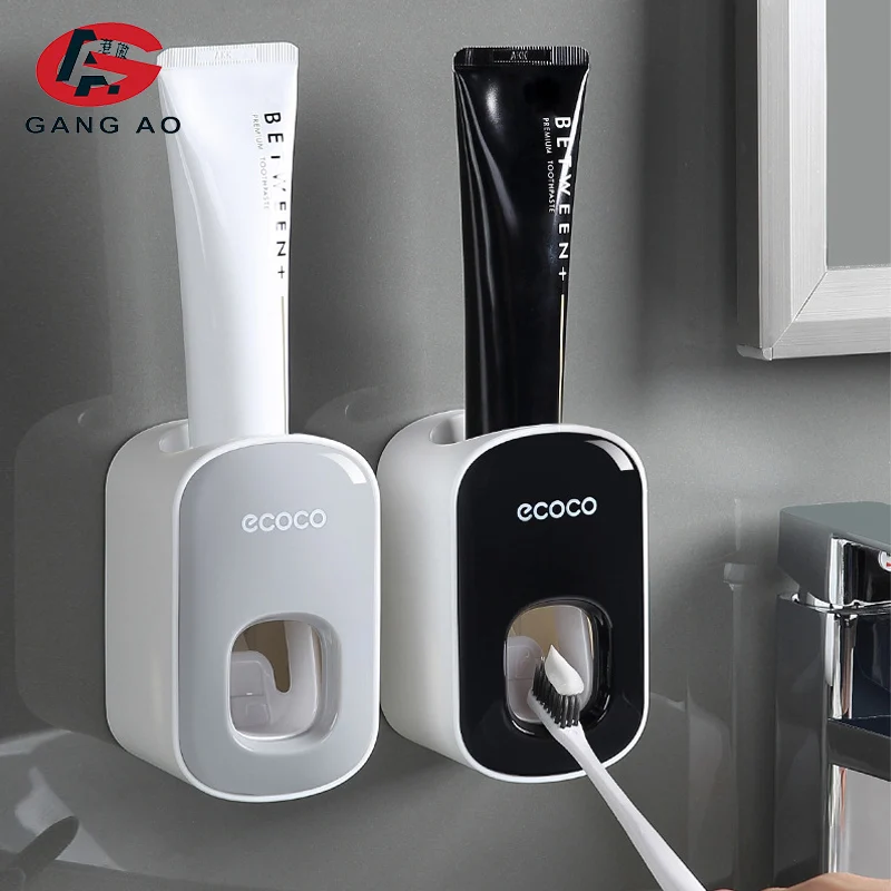 Настенный автоматический набор аксессуаров для ванной комнаты держатель зубной