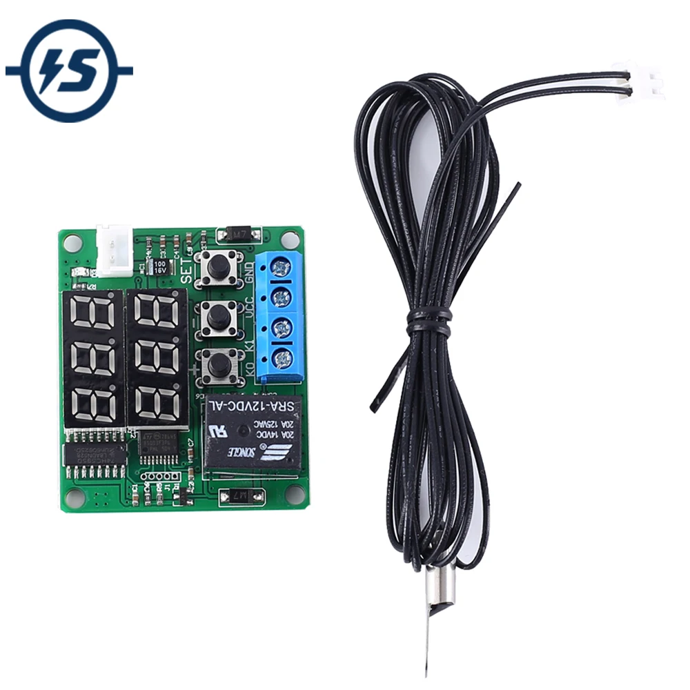 Термостат высокого температурного режима с красным и синим дисплеем датчик NTC