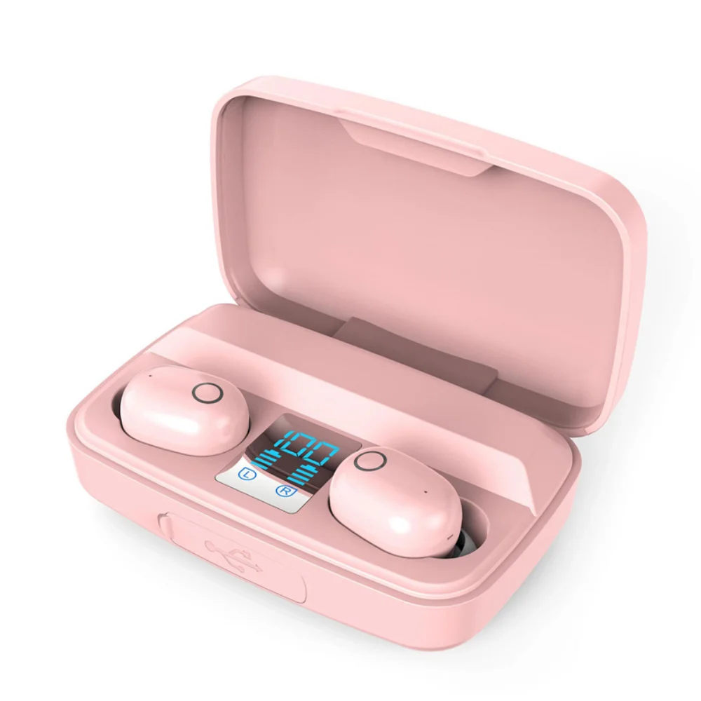 Спортивные Беспроводные Bluetooth наушники для бега Tws 5 0 водонепроницаемые с