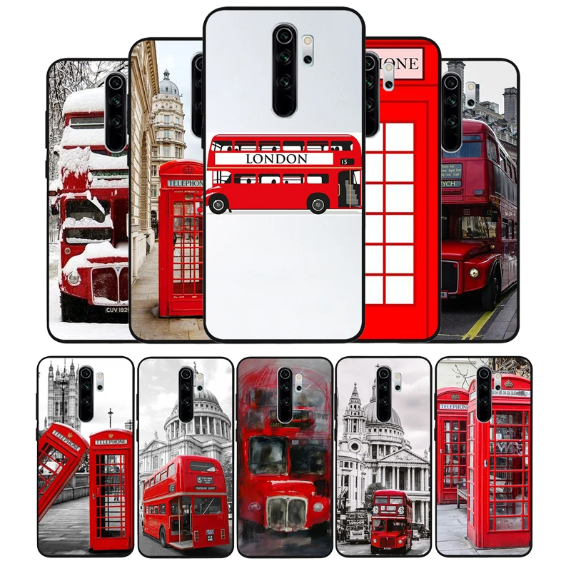 Чехол для телефона london bus england Xiaomi Redmi note 9 8 7 6 5 4 Pro S redmi 4A 4X Plus 5A 7A|Бамперы| |