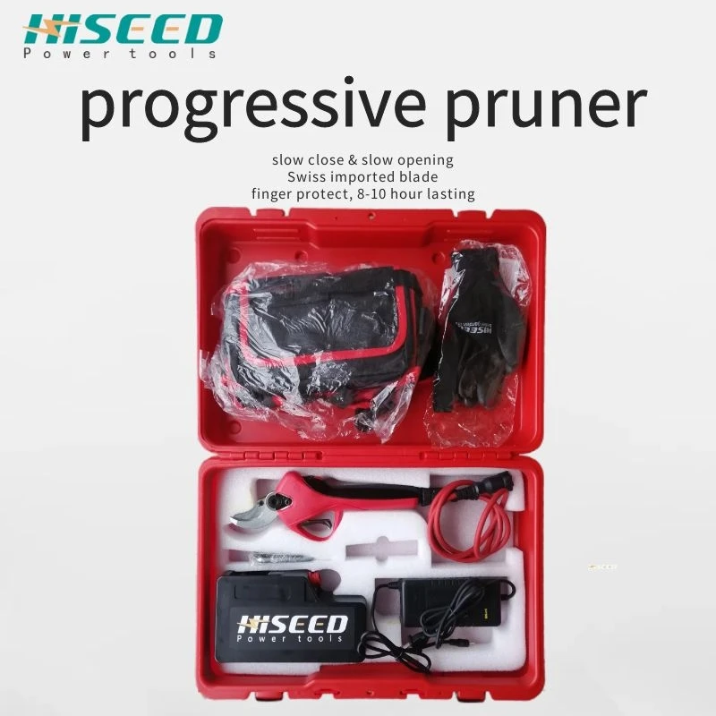 Электрический секатор HISEED с литий ионным покрытием для обрезки фруктовых