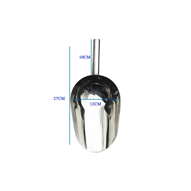 

8/9/10/11 Inch Stainless Steel Ice Scoop Party Bar Sugar Flour Dry Granular Goods Shovel Spade For Kitchen Parts