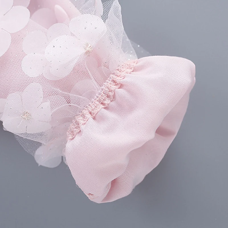 Bear Leader-Vestidos de princesa para ni&ntilde;as, trajes de primavera y oto&ntilde;o con apliques de flores, bonitos Vestidos de boda con bolsa-4
